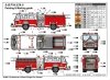Trumpeter 07445 American LaFrance Eagle Fire Pumper 1/72